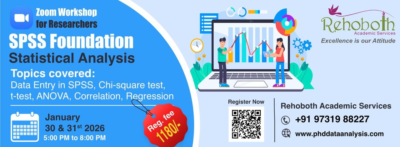 SPSS Foundation Statistical Analysis